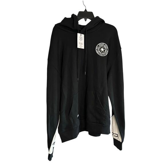 STAR WARS HEROES & VILLIANS NWT Pull-over Hoodie Kangaroo Embroidery Size XL - Picture 1 of 8